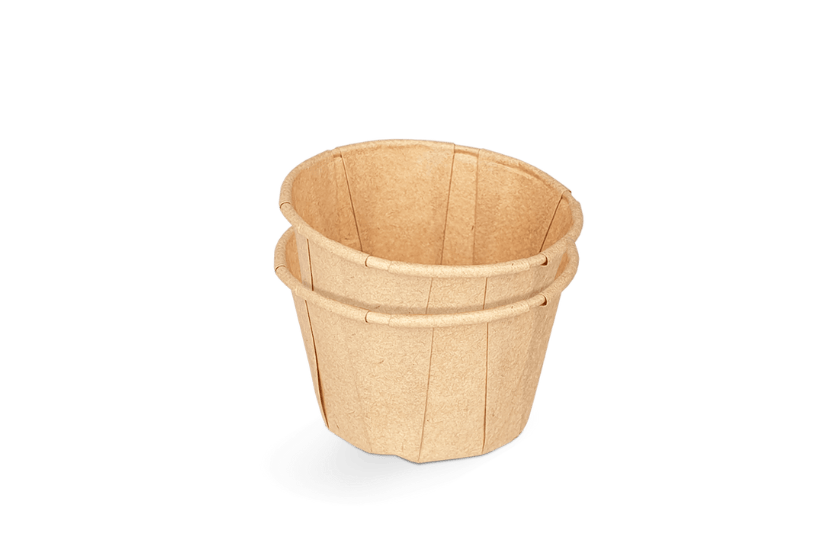 Souffle sausbakje papier 60ml 2oz BIO