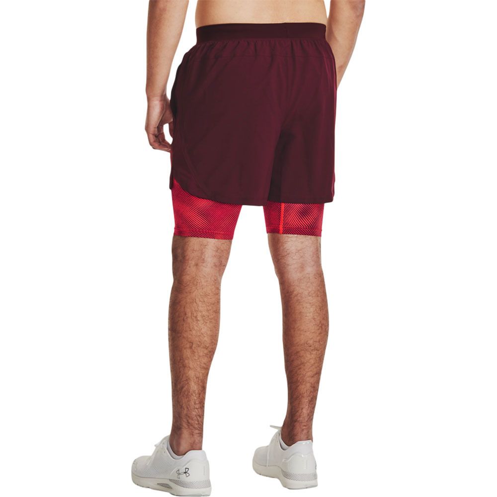 Under Armour LAUNCH 5'' 2-IN-1 - Short Homme marine