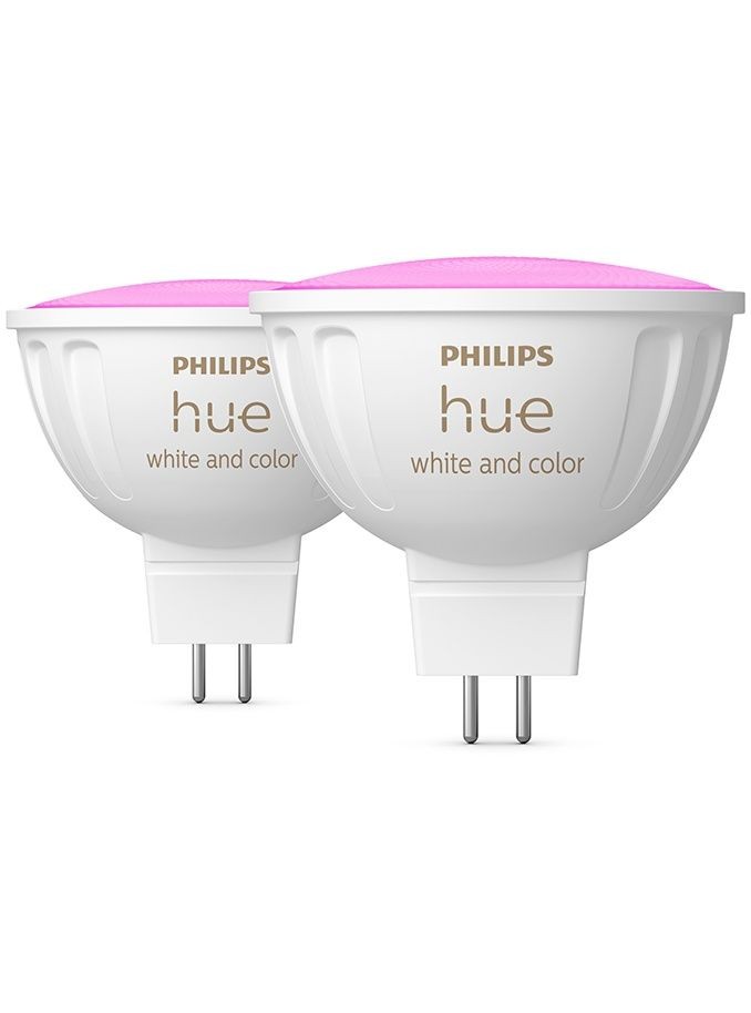 Philips Hue - Color LED Spot - 12V - MR16 / GU5.3 - 2-pak