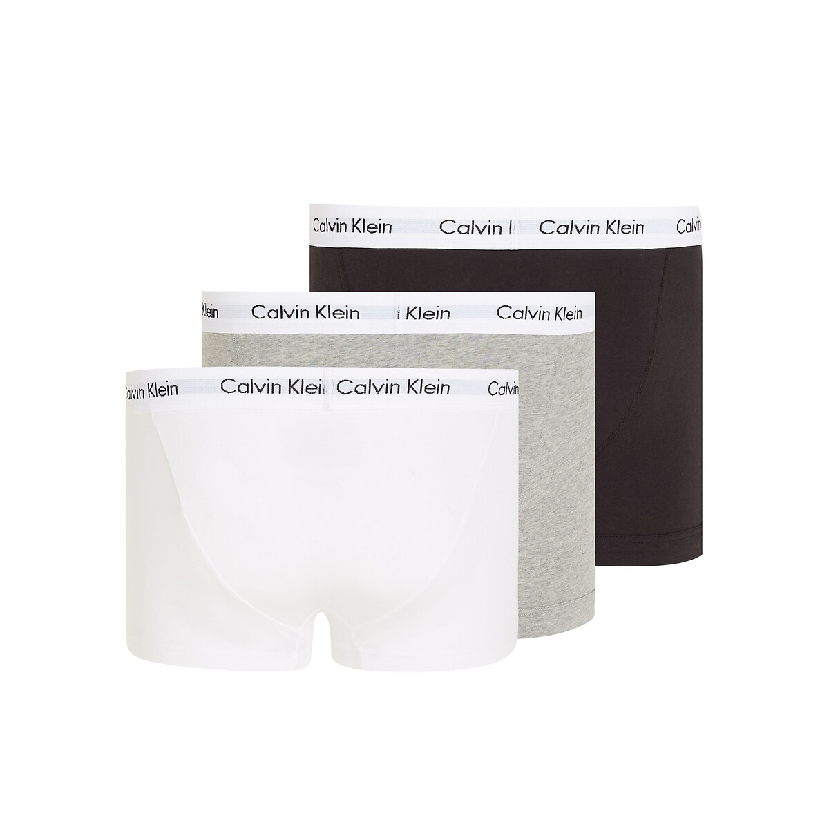 CALVIN KLEIN ROUPA ÍNTIMA<br>Conjunto de 3 cuecas boxer em algodão elástico