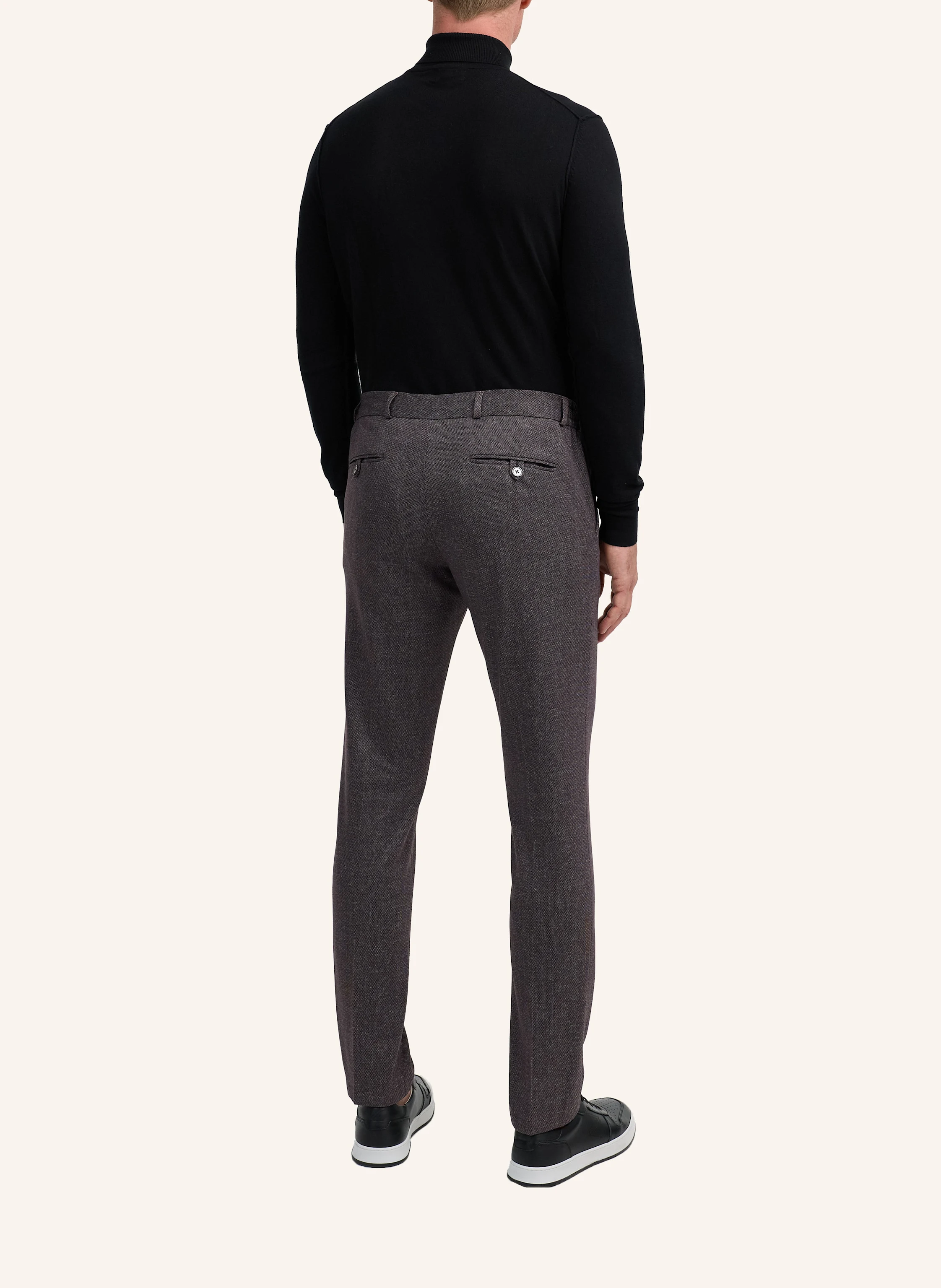 ZUITABLE Anzughose DISPARTAFLEX Slim Fit aus Jersey