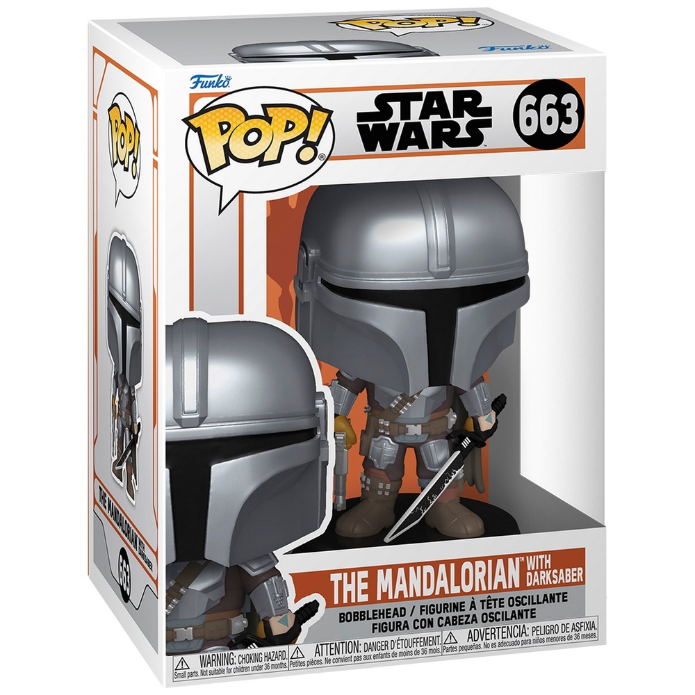 POP! Vinyl 663: Star Wars The Mandalorian mit Dunkelschwert