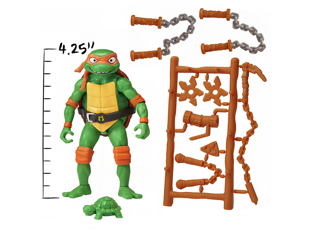 FIGURA BÁSICA TARTARUGAS NINJA MODELOS SORTIDOS