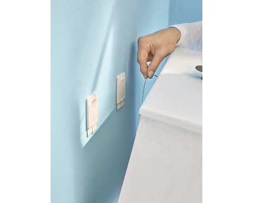 tesa lijmspijker voor behang & pleisterwerk, wit, draagvermogen 2 kg, 2 st.