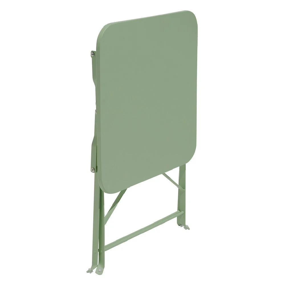 Table basse de jardin pliante Boston métal vert