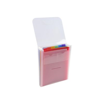 Exacompta Crystal - Valisette trieur vertical 6 onglets - incolore