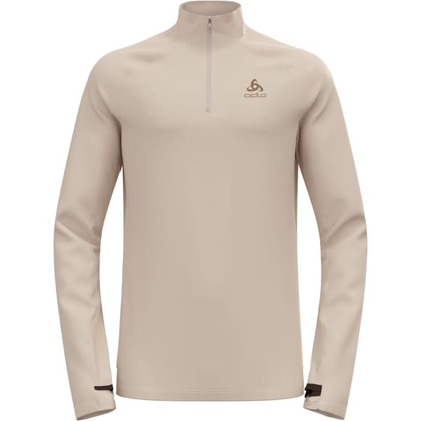 T-shirt running ODLO X-ALP CERAMIWARM MID LAYER 1/2 ZIP SILVER CLOUD