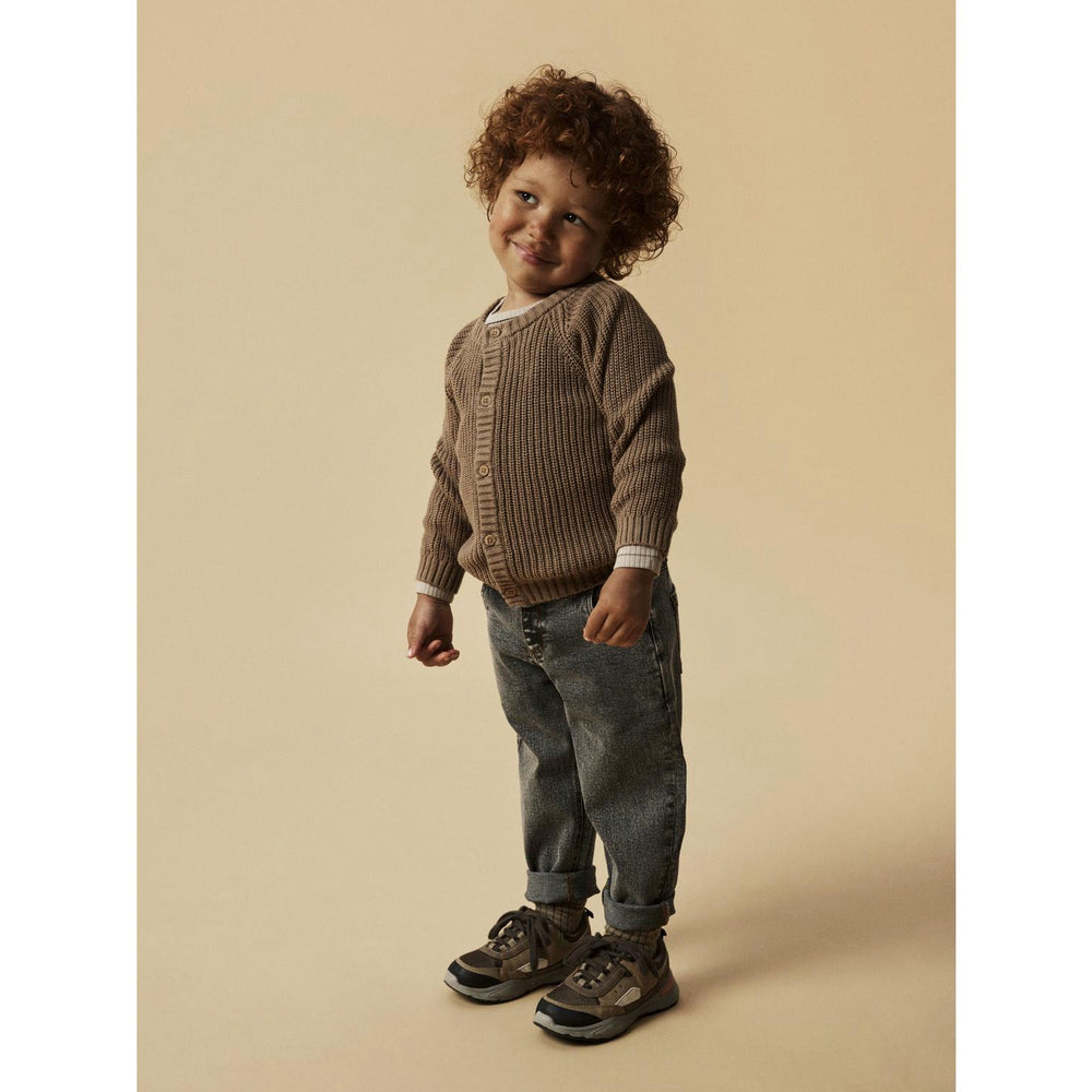 Køb Lil'Atelier Sepia Tint Emlen Lin Strik Cardigan Noos