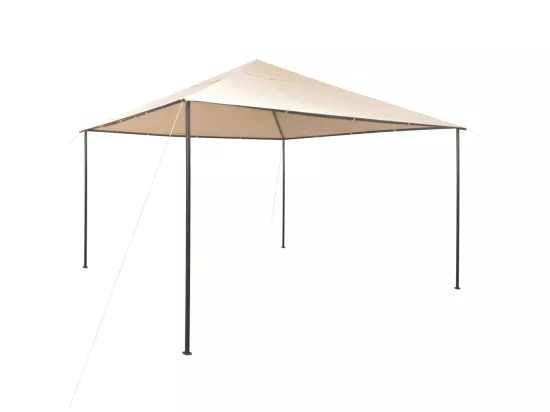 Chapiteau tente 4 x 4 m Acier Beige