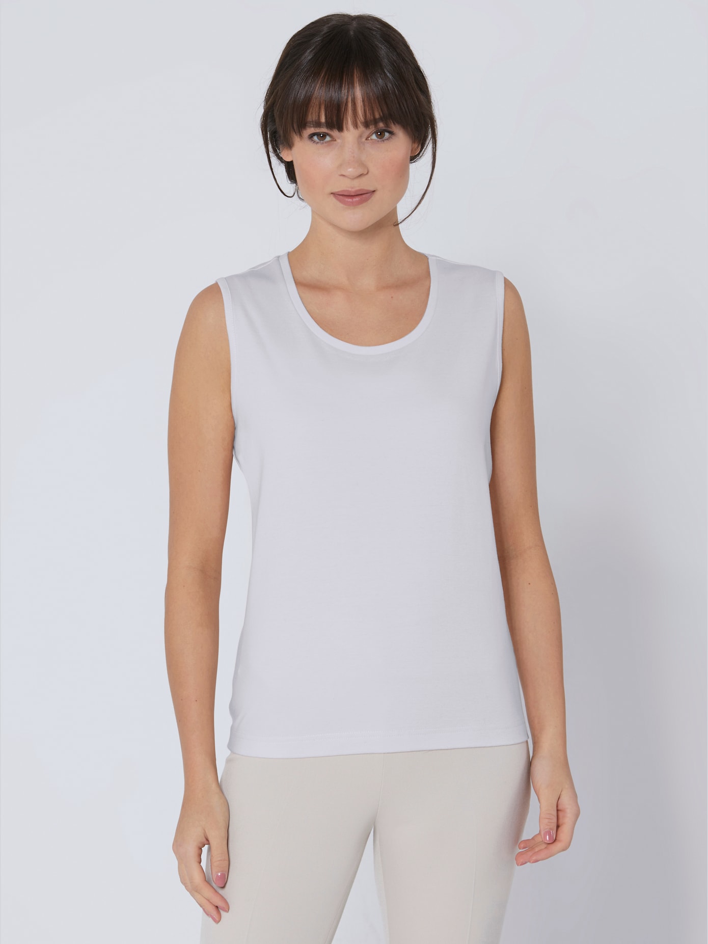 Débardeur coton brillance