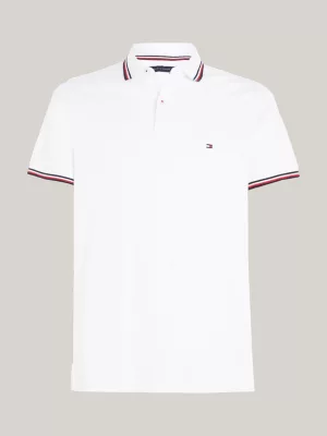 Polo de algodão orgânico com corte slim