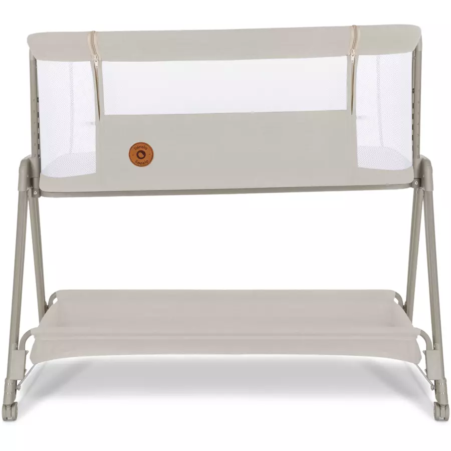lionelo Beistellbett Luna Beige Sand