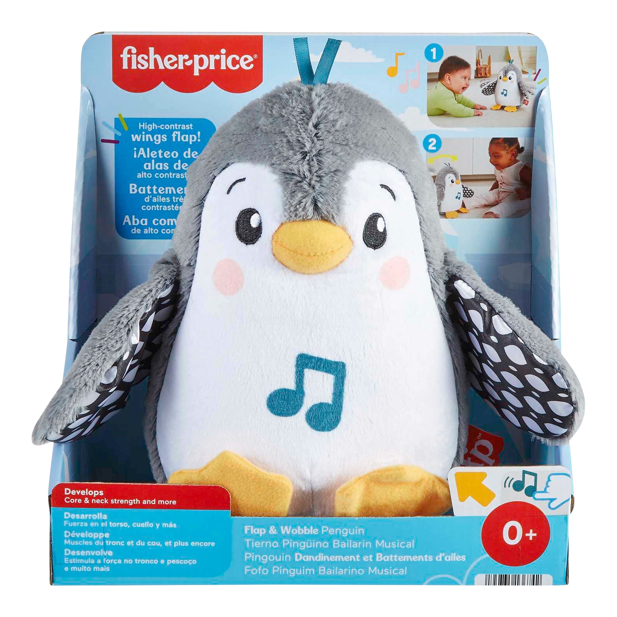 Fisher-Price Spieluhr Flatter & Wackel Pinguin