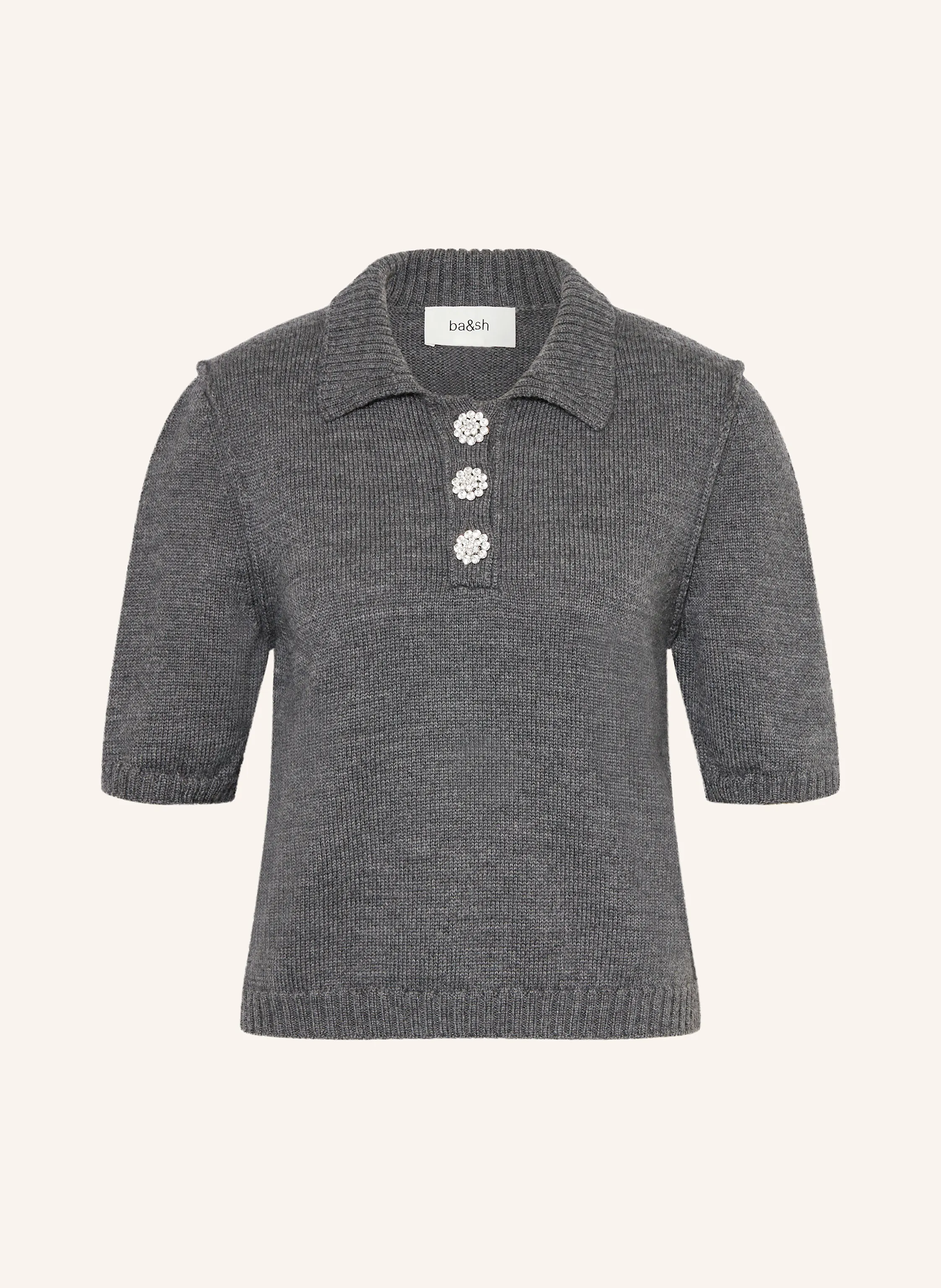 ba&sh Strick-Poloshirt TYLAK