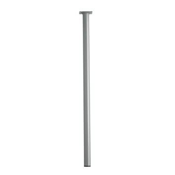 Duraline tafelpoot rond zilvergrijs Ø30 mm 70 cm