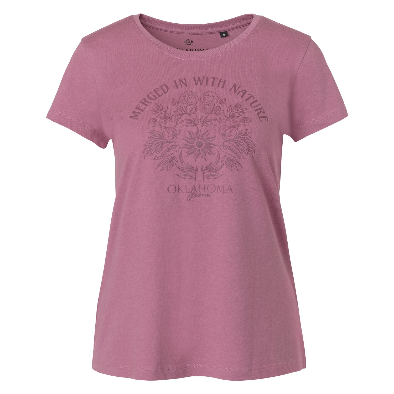 OKLAHOMA Jeans T-Shirt  - purple - XS