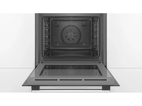 Bosch Serie | 6 HBG517CS1S - Ovn - til indbygning - niche - bredde: 56 cm - dybde: 55 cm - højde: 58.5 cm - med selv-rengøring - Klasse A - rustfrit stål