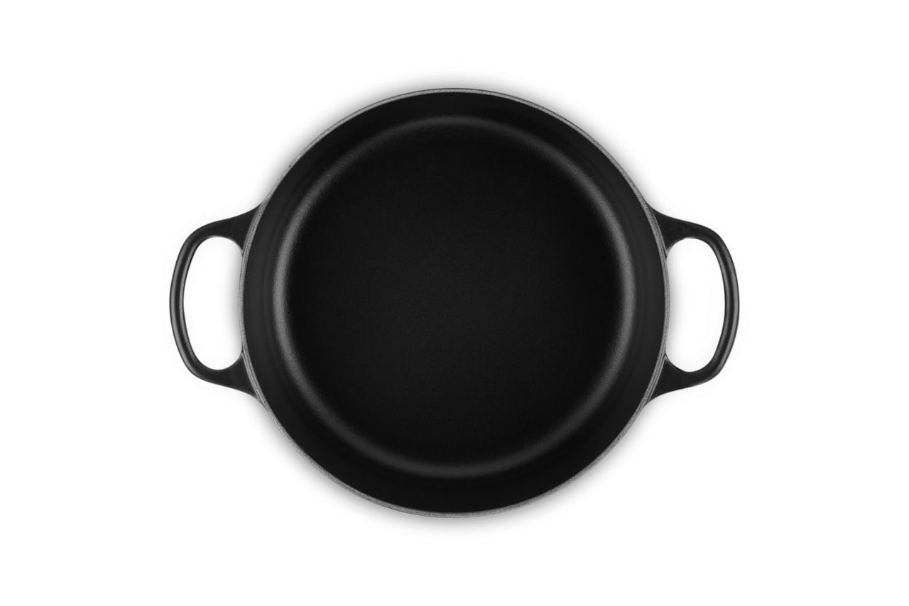 LE CREUSET Gourmet Bräter 24cm Schwarz SIGNATURE