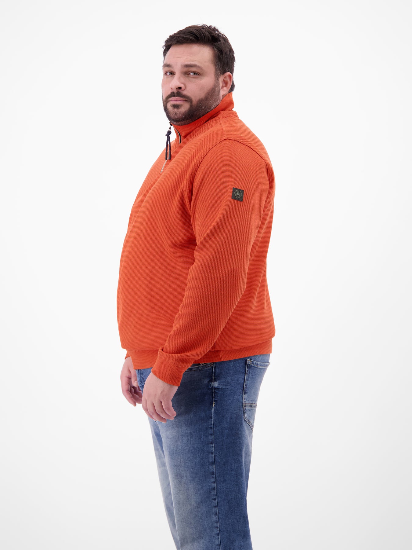 Troyer in Sweatqualität aus Strickmaterial