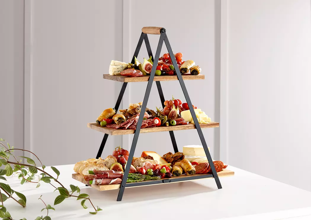 3-stöckige Etagere Serve & Share