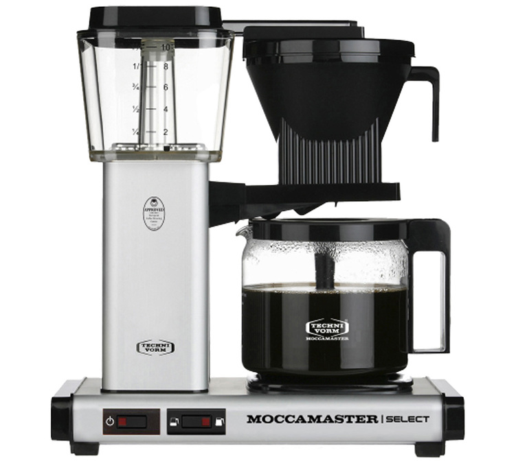 Cafetière MOCCAMASTER électrique KBG741 Select Alu mat 1.25L + offre cadeaux