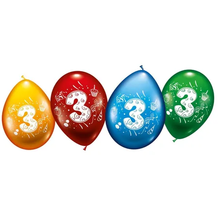 Karaloon Ballon Zahl 