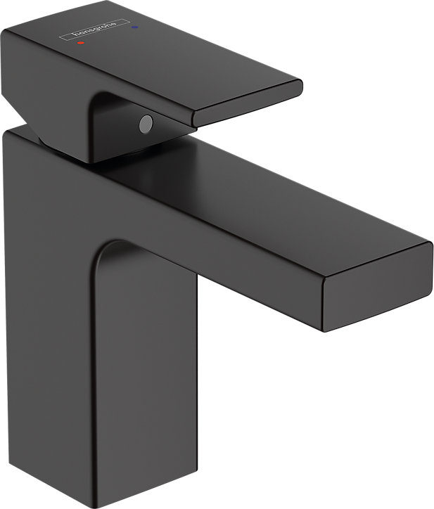 Mitigeur de lavabo 100 hansgrohe Vernis Shape noir mat