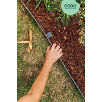 Ecolat recht 1,2m x 14cm x 1cm voor afboording - 4 stuks