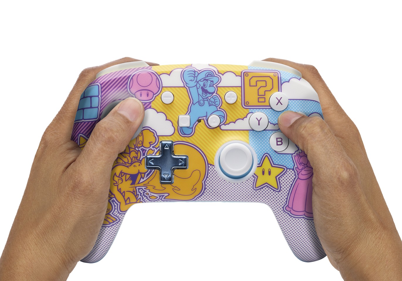 PowerA Enhanced Wireless Controller - Mushroom Kingdom Pop Art (Nintendo Switch)