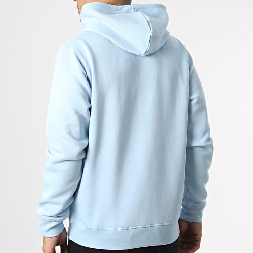 Sweat Capuche Gros Gamin Bleu Ciel Noir
