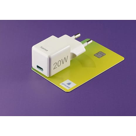 HAMA hurtigoplader 20 W - hvid