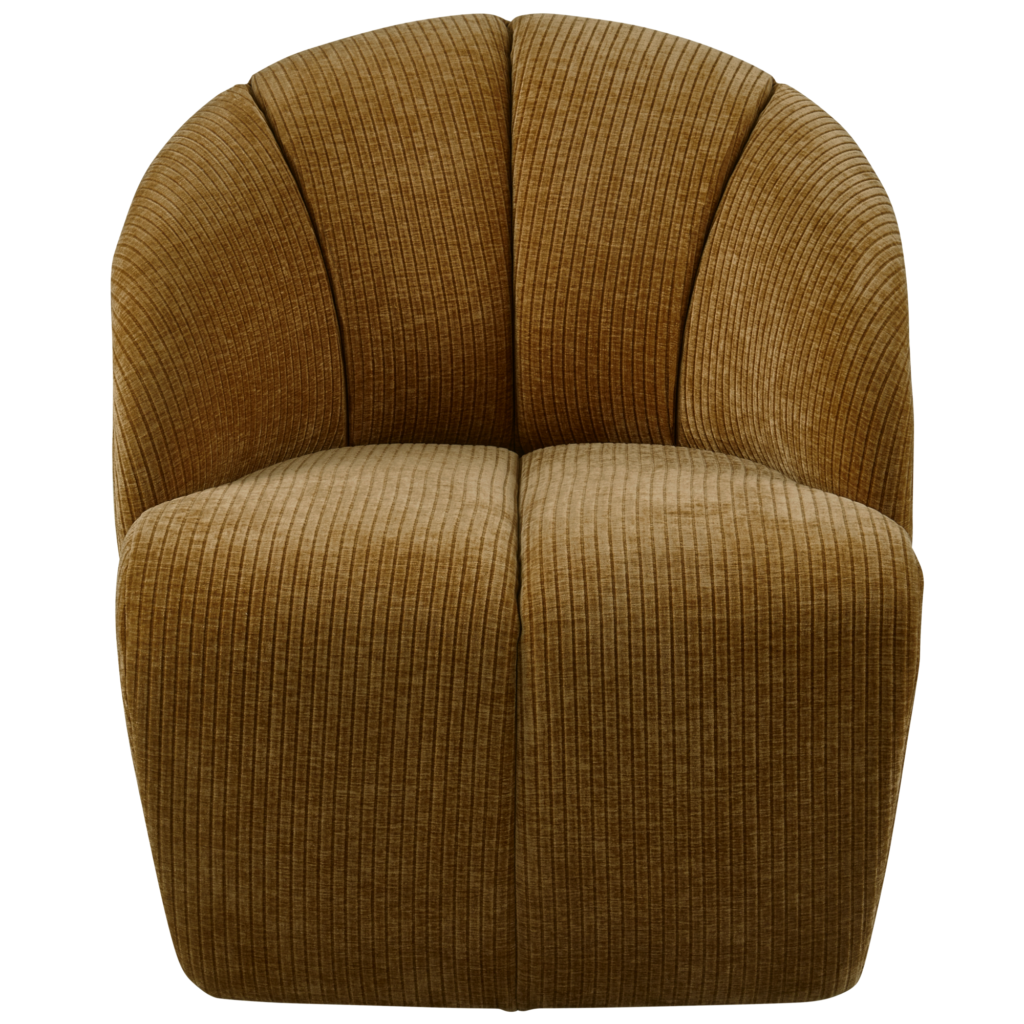 Draaifauteuil Mojo Mojo Draaifauteuil - Geweven Ribstof - Honinggeel