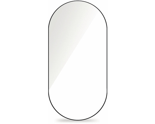 Badkamerspiegel Cordia OVAL LINE 50 x 100 cm zwart