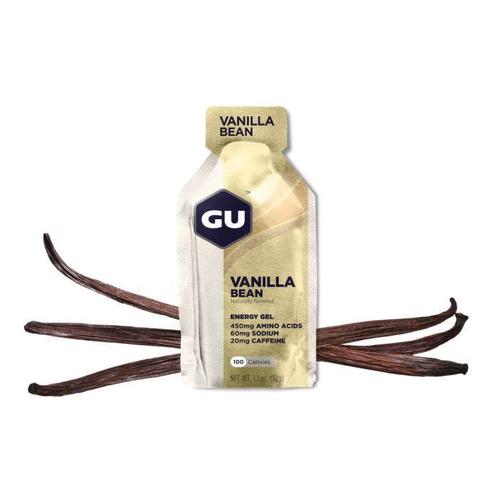 GU Energy Unisex Energi Gel Caffeine (Vanilla Bean)