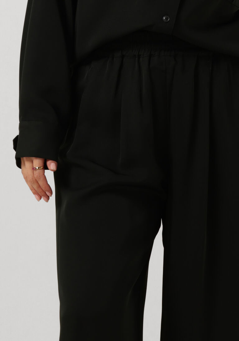 GESTUZ zwarte gestuz wijde broek sloangz hw pantsc