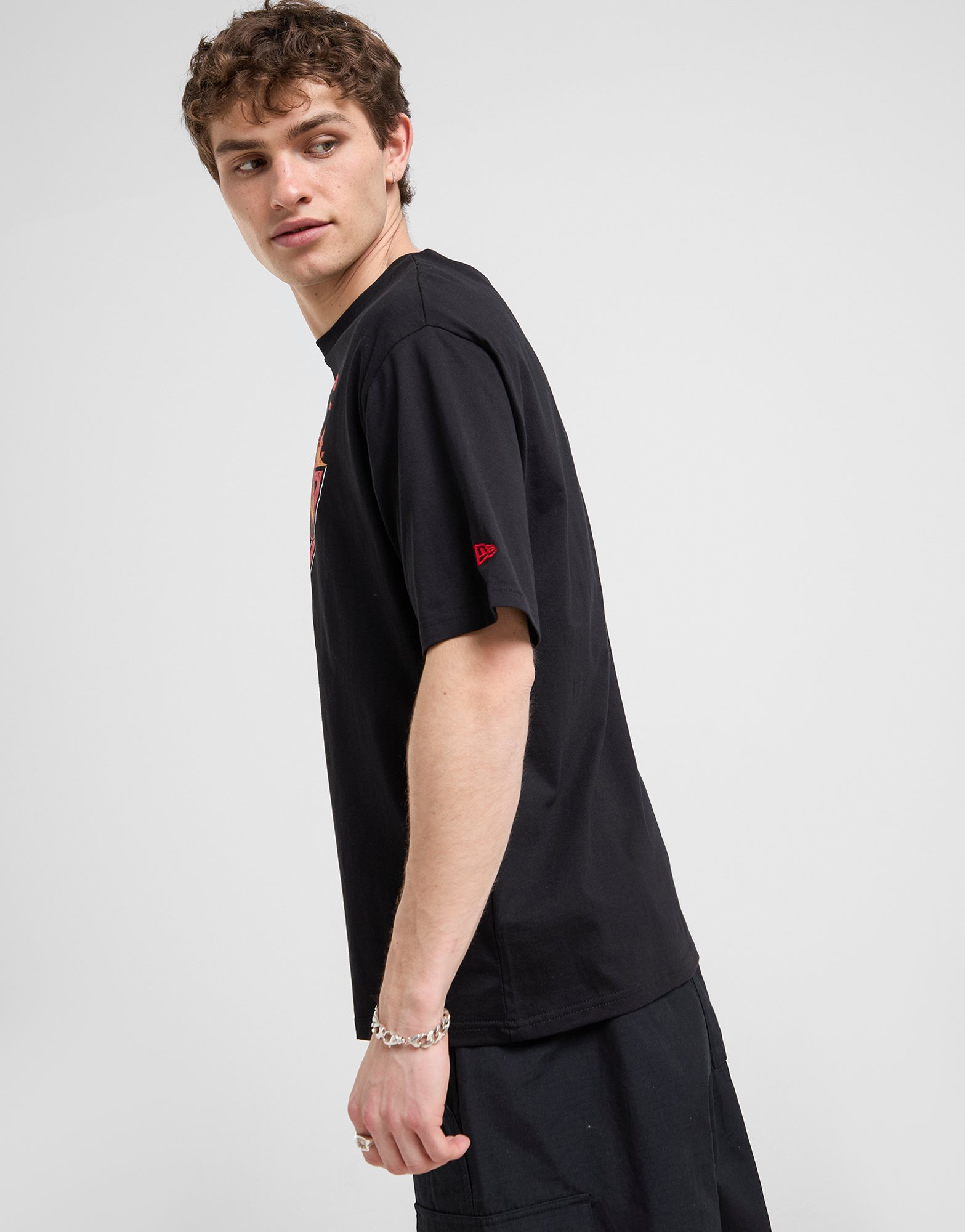 New Era T-shirt NBA Chicago Bulls Flame