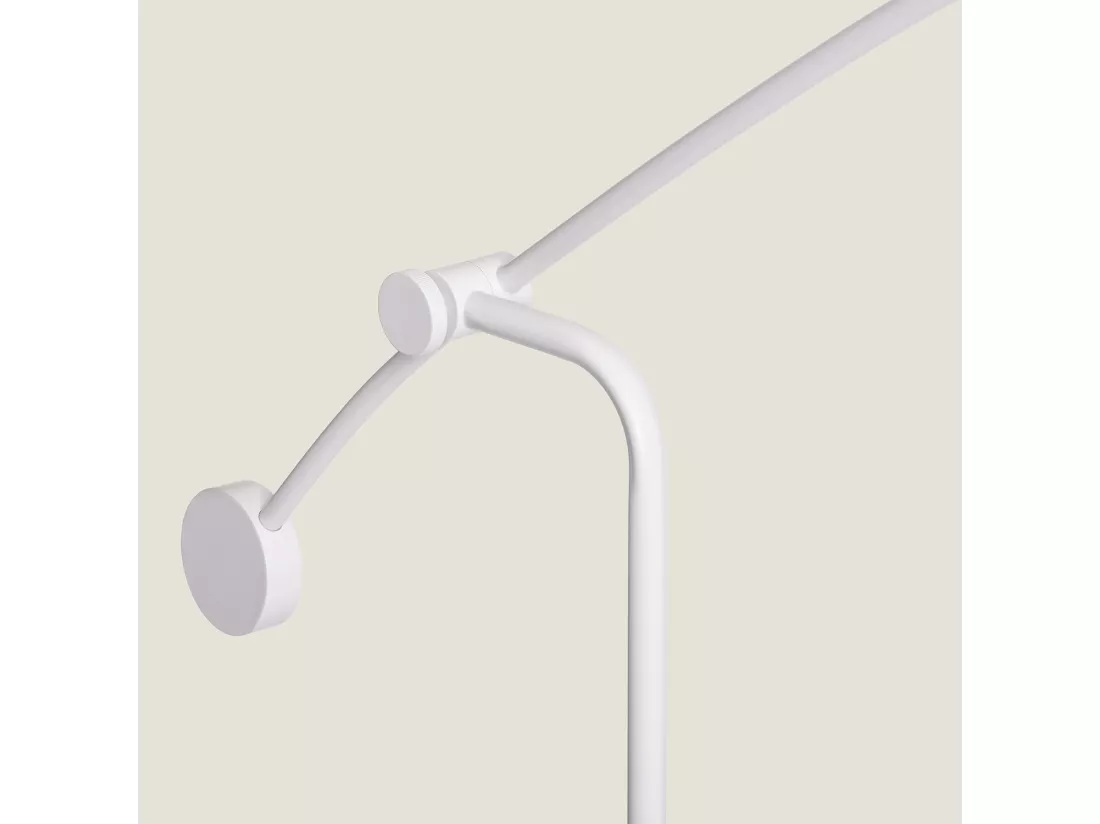 Lampadaire Métal Meetkunde Blanc