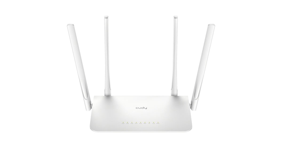CudyAC1200 Gigabit Wi-Fi Mesh Router  (Wit, Cudy Mesh)