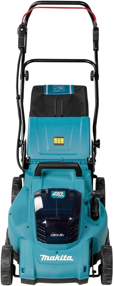 Makita DLM480Z Akku-Rasenmäher 2x18V (ohne Akku, ohne Ladegerät), Petrol