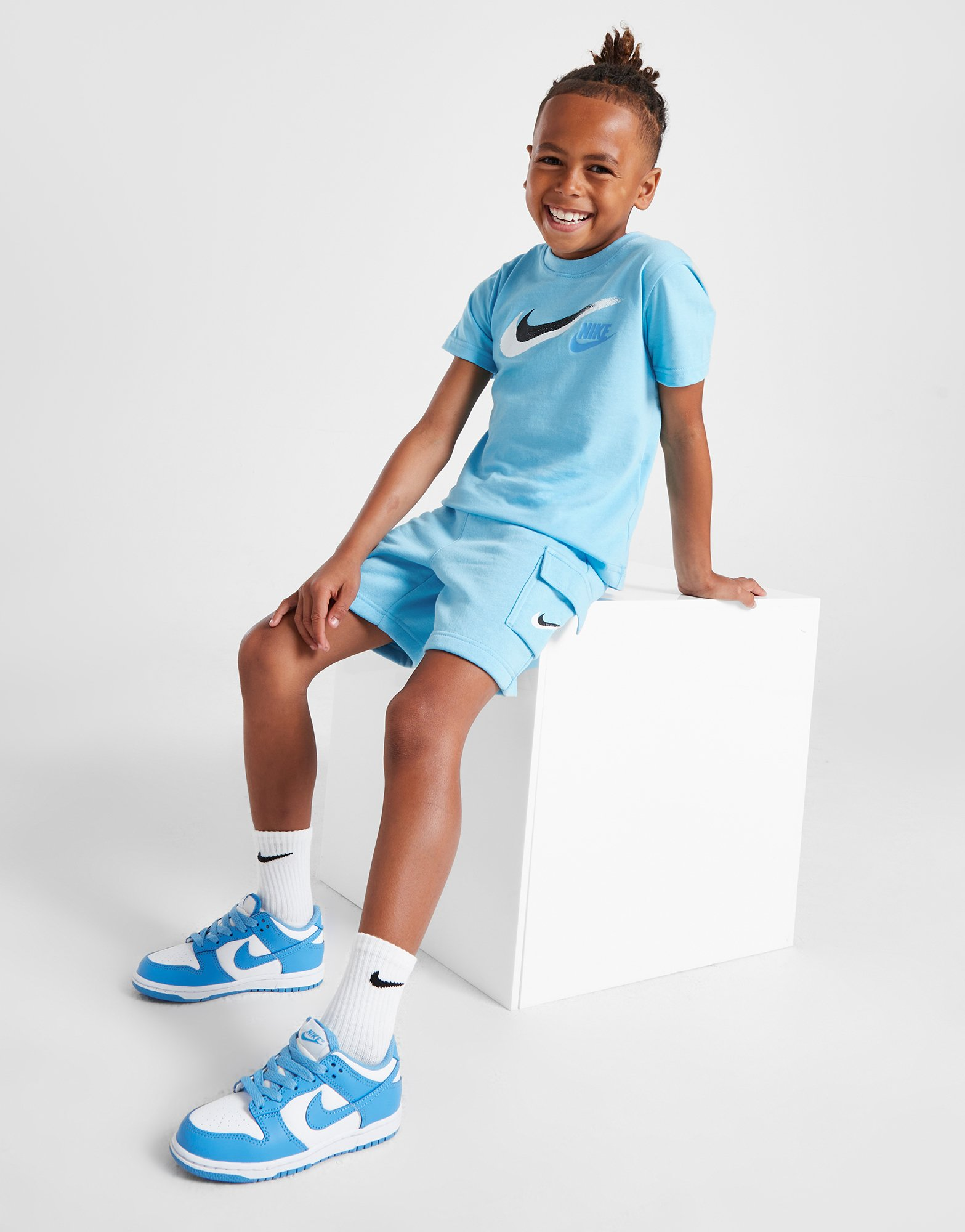 Nike Ensemble T-shirt/Short Double Swoosh Enfant