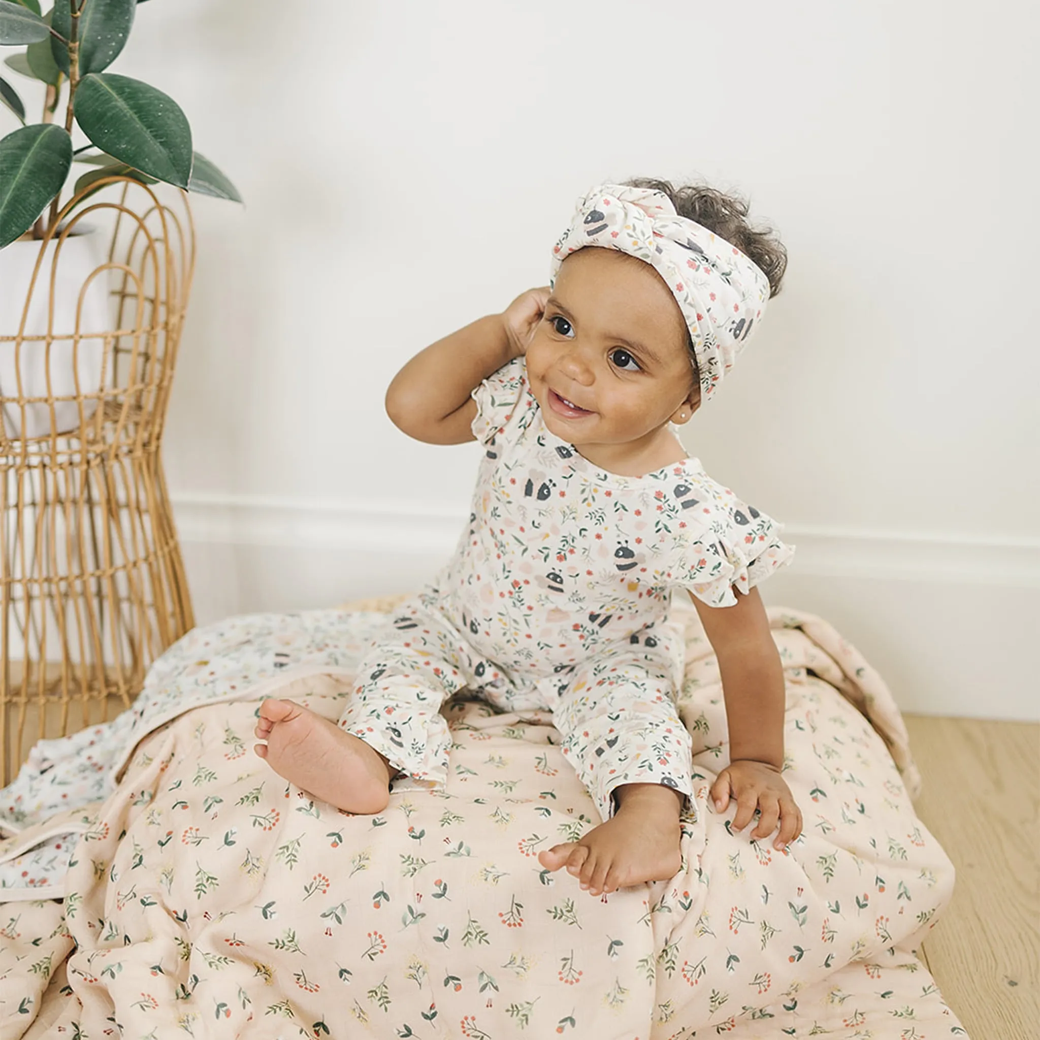 Loulou Lollipop Bandeau Noeud Abeille 0-6mois