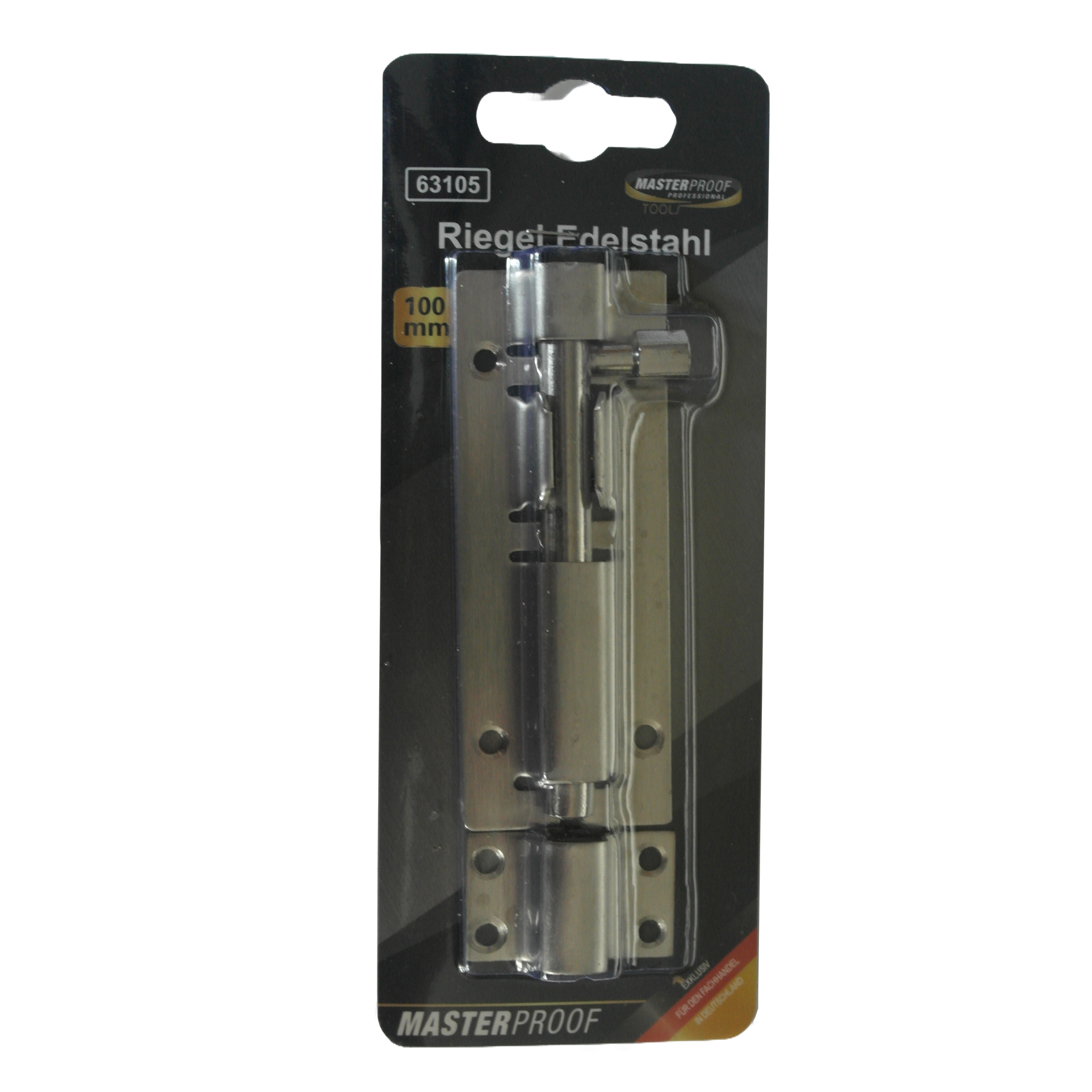 Edelstahl-Schieberiegel - rostfrei - 100 mm