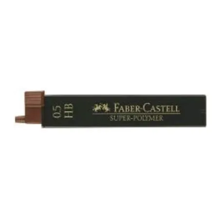 Faber-Castell Feinmine SUPER POLYMER Stärke: 0,5 mm, Härtegrad: 2B, tiefschwarz