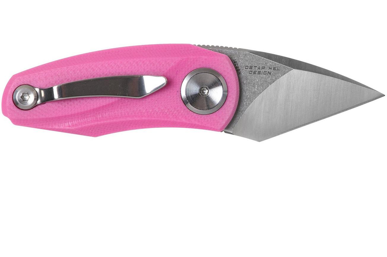 Bestech Tulip Pink G10 BG38E zakmes, Ostap Hel design