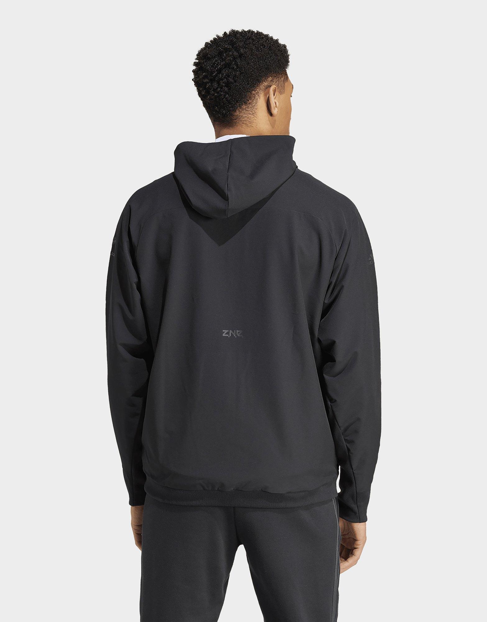 adidas Veste à capuche entièrement zippée toile All Blacks Z.N.E.