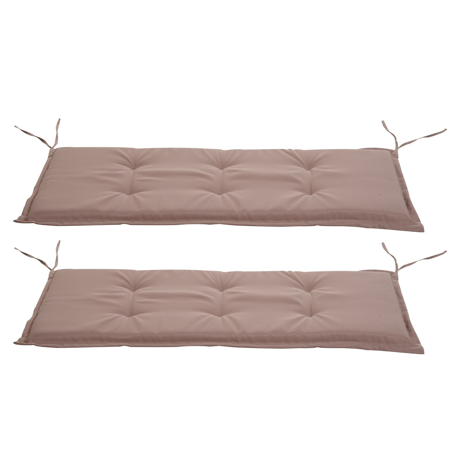 Outsunny Bankauflage im 2er-Set 120 x 50 x 5 cm (BxTxH)