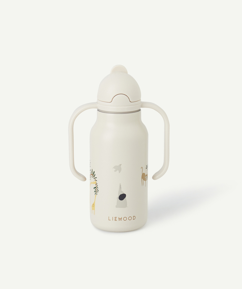 LIEWOODGOURDE AVEC PAILLE IMPRIMÉE ANIMAUX 250ML