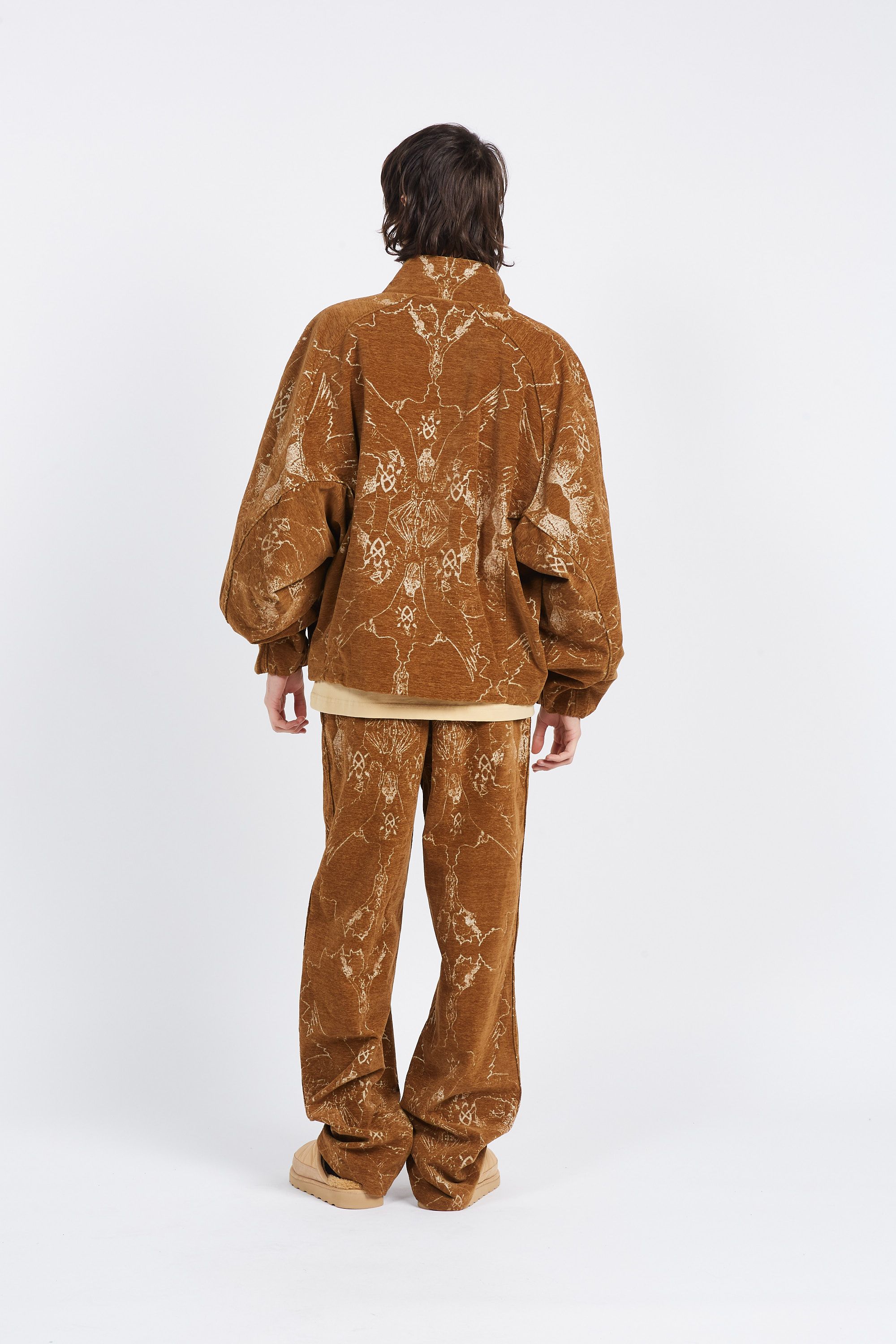 Daily Paper Veste search rhythm track jacket Beige