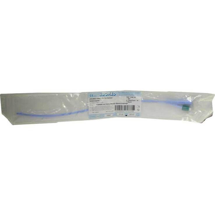 Uromed Silikon Ballonkatheter CH 14 Nela, 1 St
