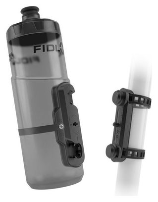Kit Porte-bidon   Bidon Fidlock Twist 600 ml   base unique Noir